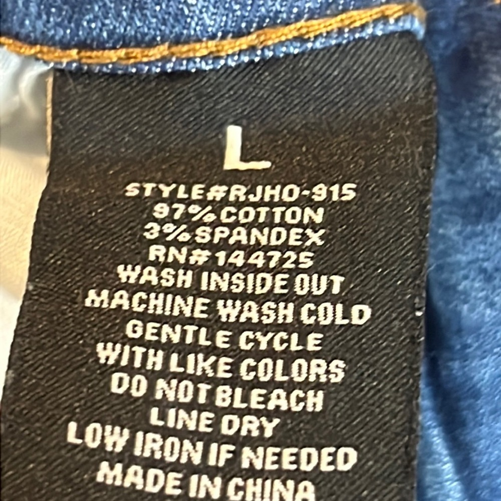 Twiin sisters denim overalls size Large - Picture 14 of 14